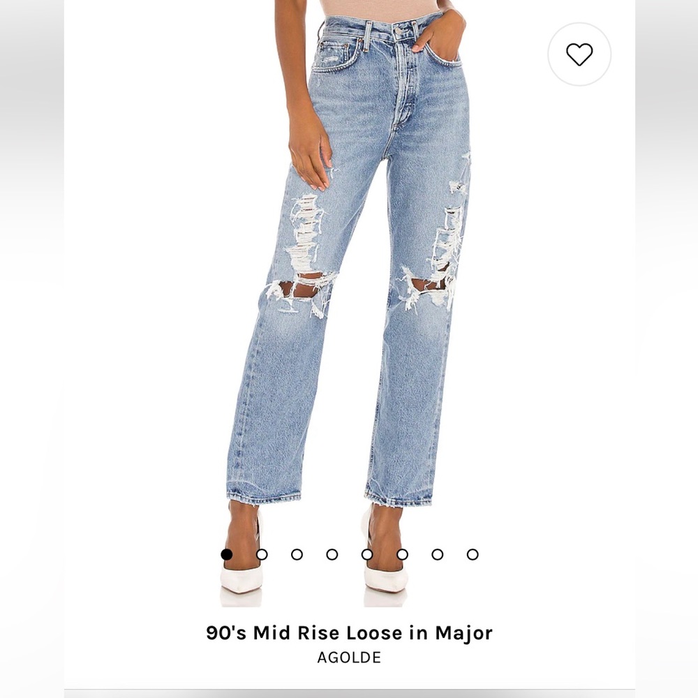 AGOLDE 90s mid rise loose in MAJOR